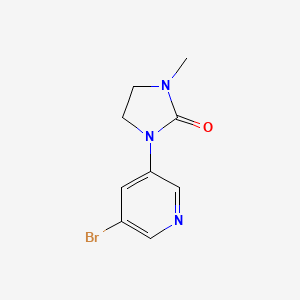1-(5-Bromopyridin-3-yl)-3-methylimidazolidin-2-one