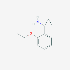 1-[2-(Propan-2-yloxy)phenyl]cyclopropan-1-amine