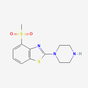4-(Methylsulfonyl)-2-piperazin-1-yl-1,3-benzothiazole