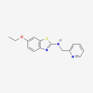 6-ethoxy-N-(pyridin-2-ylmethyl)-1,3-benzothiazol-2-amine