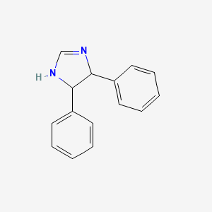 molecular formula C15H14N2 B14159296 Diphenylimidazoline CAS No. 172491-75-7