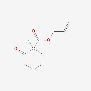 molecular formula C11H16O3 B14159317 Allyl 1-methyl-2-oxocyclohexanecarboxylate CAS No. 7770-41-4