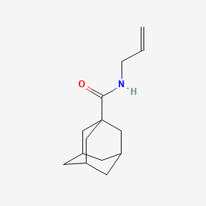 molecular formula C14H21NO B14159343 N-prop-2-enyladamantane-1-carboxamide CAS No. 71458-41-8