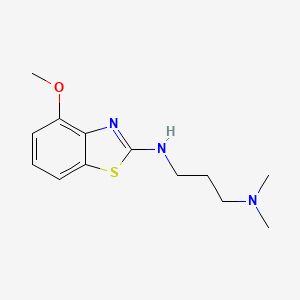 N'-(4-methoxy-1,3-benzothiazol-2-yl)-N,N-dimethylpropane-1,3-diamine