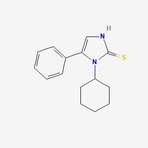 1-cyclohexyl-5-phenyl-1,3-dihydro-2H-imidazole-2-thione