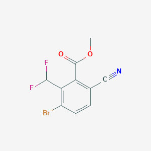 Methyl 3-bromo-6-cyano-2-(difluoromethyl)benzoate