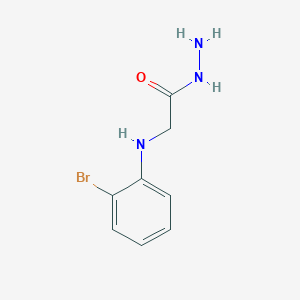 molecular formula C8H10BrN3O B14159410 2-(2-Bromoanilino)acetohydrazide CAS No. 2442-05-9