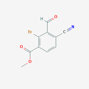 Methyl 2-bromo-4-cyano-3-formylbenzoate