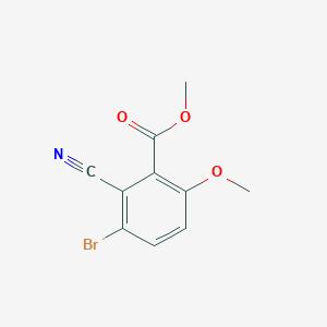 Methyl 3-bromo-2-cyano-6-methoxybenzoate