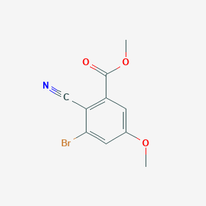 Methyl 3-bromo-2-cyano-5-methoxybenzoate