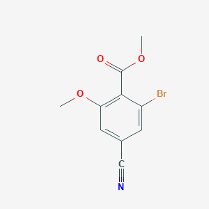 Methyl 2-bromo-4-cyano-6-methoxybenzoate