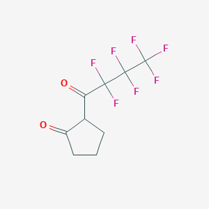 molecular formula C9H7F7O2 B141596 2-(Perfluorobutanoyl)cyclopentanone CAS No. 141478-83-3