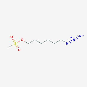 molecular formula C7H15N3O3S B1415964 6-azidohexyl methanesulfonate CAS No. 235095-06-4