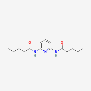 molecular formula C15H23N3O2 B14159650 N,N'-pyridine-2,6-diyldipentanamide CAS No. 171022-17-6