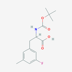 2-tert-Butoxycarbonylamino-3-(3-fluoro-5-methylphenyl)-propionic acid