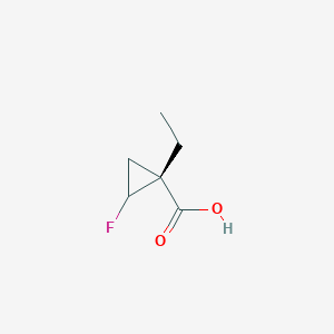 (1R)-1-Ethyl-2-fluorocyclopropane-1-carboxylic acid