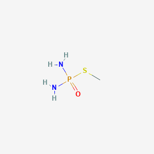 molecular formula CH7N2OPS B14159727 Diaminophosphorylsulfanylmethane CAS No. 20217-86-1