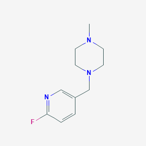1-[(6-Fluoropyridin-3-yl)methyl]-4-methylpiperazine