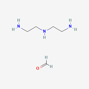 molecular formula C5H15N3O B14159731 N'-(2-aminoethyl)ethane-1,2-diamine;formaldehyde CAS No. 52470-47-0