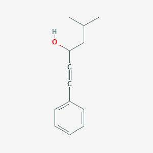 molecular formula C13H16O B14159736 5-Methyl-1-phenyl-1-hexyn-3-ol CAS No. 15212-29-0