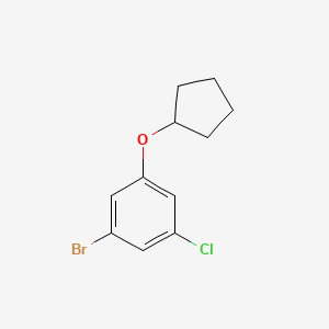 1-Bromo-3-chloro-5-(cyclopentyloxy)benzene