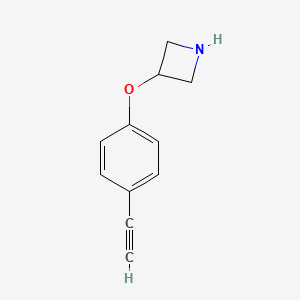 molecular formula C11H11NO B1415980 3-(4-Ethynylphenoxy)azetidine CAS No. 2228577-62-4