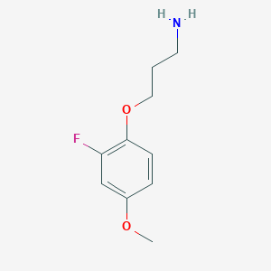 3-(2-Fluoro-4-methoxyphenoxy)propan-1-amine