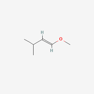 molecular formula C6H12O B14159895 (E)-1-Methoxy-3-methyl-1-butene CAS No. 31915-76-1