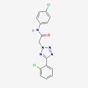 molecular formula C15H11Cl2N5O B14159935 N-(4-chlorophenyl)-2-[5-(2-chlorophenyl)-2H-tetrazol-2-yl]acetamide CAS No. 951894-61-4