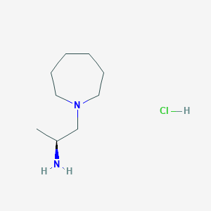 molecular formula C9H21ClN2 B1415997 (S)-1-(Azepan-1-yl)propan-2-amine hydrochloride CAS No. 2126143-22-2