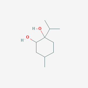 molecular formula C10H20O2 B14160012 1-Isopropyl-4-methyl-1,2-cyclohexanediol CAS No. 4053-64-9