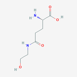 molecular formula C7H14N2O4 B14160026 N-(gamma-Glutamyl)ethanolamine CAS No. 2650-74-0