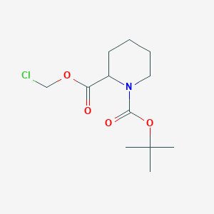 1-tert-Butyl 2-chloromethyl piperidine-1,2-dicarboxylate