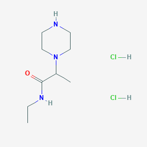 S-N-Ethyl-2-piperazin-1-yl-propionamide dihydrochloride