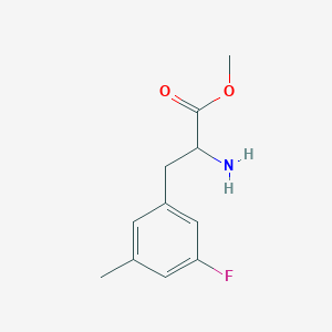 2-Amino-3-(3-fluoro-5-methylphenyl)-propionic acid methyl ester