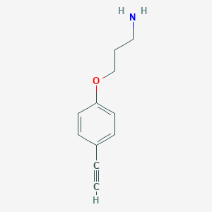 3-(4-Ethynylphenoxy)propan-1-amine