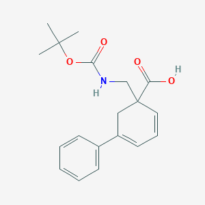 3-{[(Tert-butoxycarbonyl)amino]methyl}[1,1-biphenyl]-3-carboxylic acid