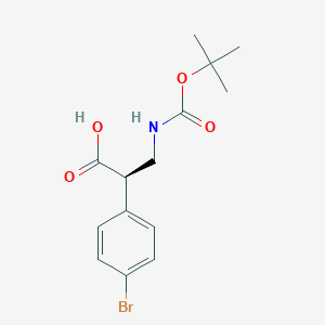 (R)-3-tert-Butoxycarbonylamino-2-(4-bromo-phenyl)-propionic acid