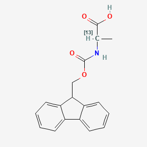 molecular formula C18H17NO4 B1416020 2-(9H-Fluoren-9-ylmethoxycarbonylamino)(213C)propanoic acid CAS No. 788145-61-9