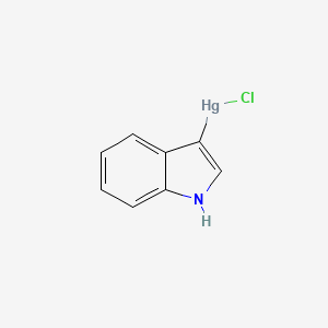 molecular formula C8H6ClHgN B14160230 chloro(1H-indol-3-yl)mercury CAS No. 26340-46-5