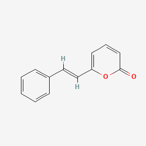 molecular formula C13H10O2 B14160257 Dehydrogoniothalamin CAS No. 32065-58-0