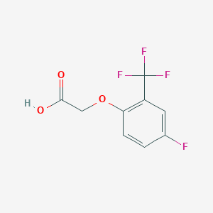 2-[4-Fluoro-2-(trifluoromethyl)phenoxy]acetic acid