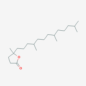 molecular formula C21H40O2 B14160265 4,8,12,16-Tetramethylheptadecan-4-olide CAS No. 96168-15-9