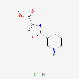 Methyl 2-(3-piperidinyl)-1,3-oxazole-4-carboxylate hydrochloride