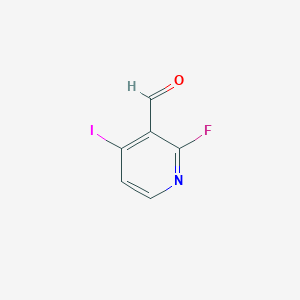 molecular formula C6H3FINO B141603 2-氟-4-碘吡啶-3-甲醛 CAS No. 153034-82-3