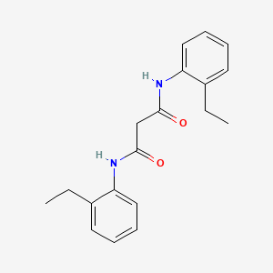 molecular formula C19H22N2O2 B14160319 N,N'-bis(2-ethylphenyl)propanediamide CAS No. 1677-31-2