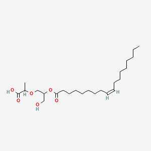 molecular formula C24H44O6 B14160374 Glyceryl lactooleate CAS No. 30283-16-0