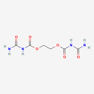 molecular formula C6H10N4O6 B14160453 Ethane-1,2-diyl bis(carbamoylcarbamate) CAS No. 88795-45-3