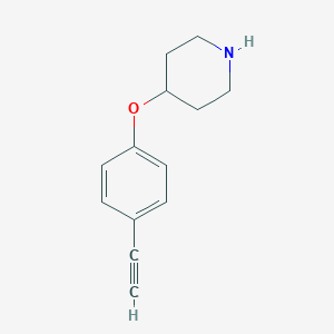 4-(4-Ethynylphenoxy)piperidine