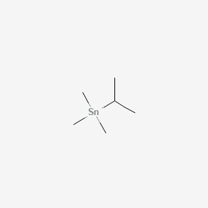 molecular formula C6H16Sn B14160493 Stannane, trimethyl(1-methylethyl)- CAS No. 3531-46-2